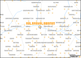 map of Malamawa Labaran