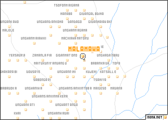 map of Malamawa