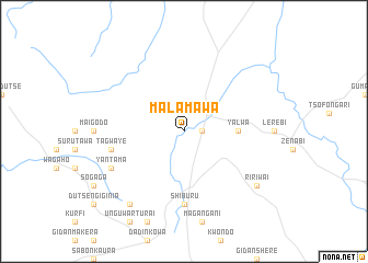 map of Malamawa