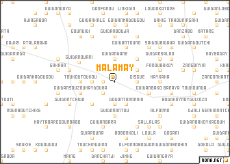 map of Malamay