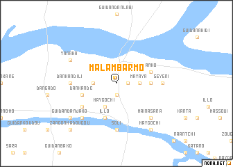 map of Malam Barmo