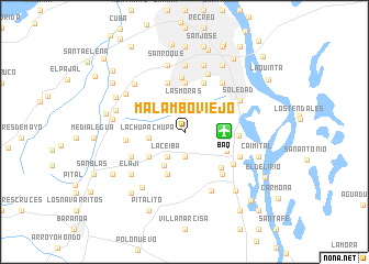 map of Malambo Viejo