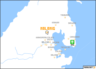 map of Malamig