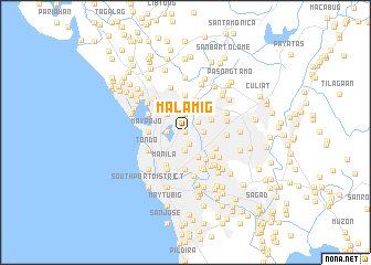 map of Malamig