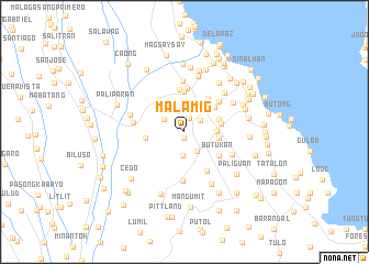 map of Malamig
