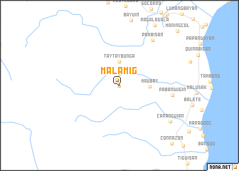 map of Malamig