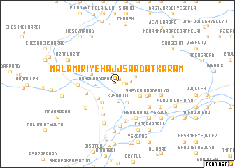 map of Māl Amīrī-ye Ḩajj Sa‘ādat Karam