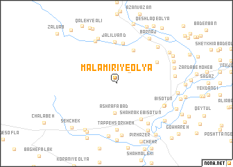 map of Māl Amīrī-ye ‘Olyā