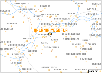 map of Māl Amīrī-ye Soflá