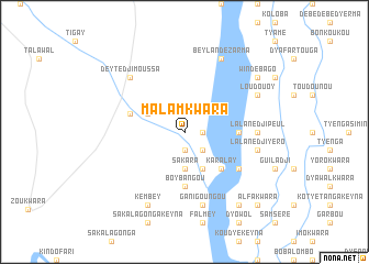 map of Malam Kwara