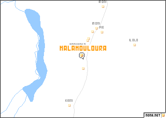 map of Malamouloura