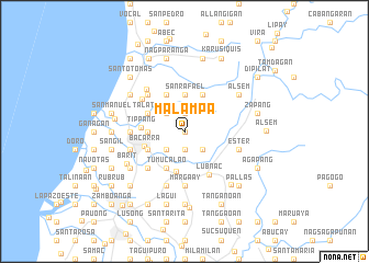 map of Malampa