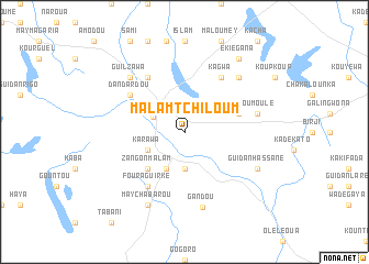 map of Malam Tchiloum