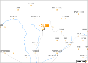 map of Malam