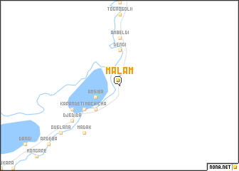 map of Malam