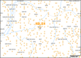 map of Malam