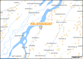 map of Malāna Dagar