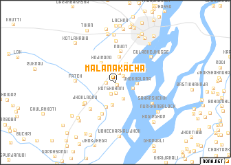 map of Malāna Kacha