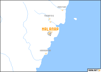 map of Malanap