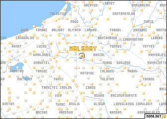 map of Malanay