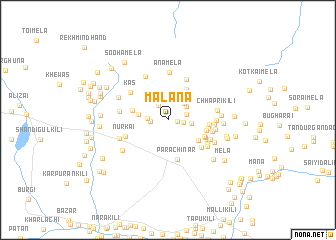 map of Malāna