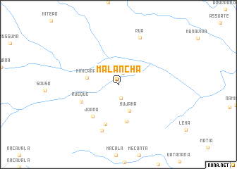 map of Malancha