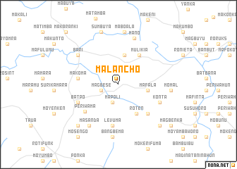 map of Malancho