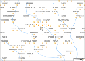 map of Malanda