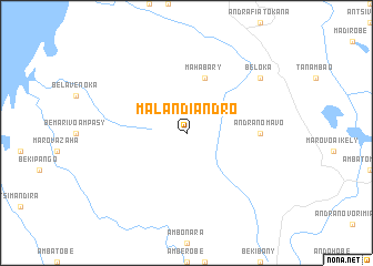 map of Malandiandro