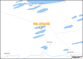 map of Malandino