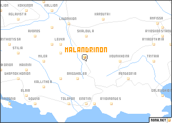 map of Malandrínon