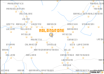 map of Malandrone