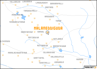 map of Mālaneddiguda