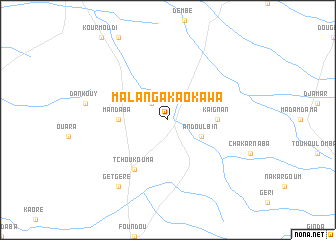 map of Malanga Kaokawa