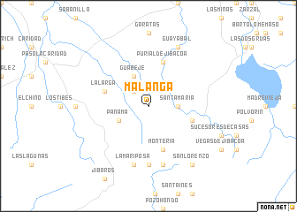 map of Malanga