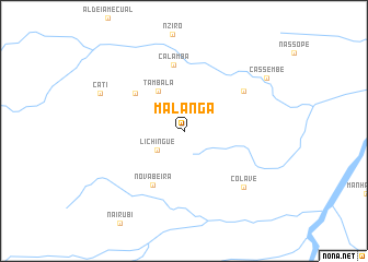 map of Malanga
