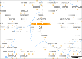 map of Malangbong