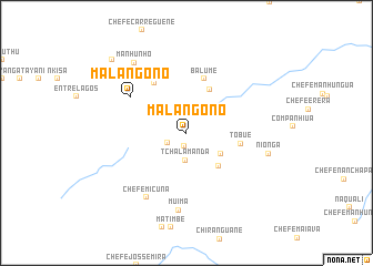 map of Malângono