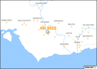 map of Malango