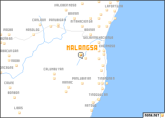 map of Malangsa