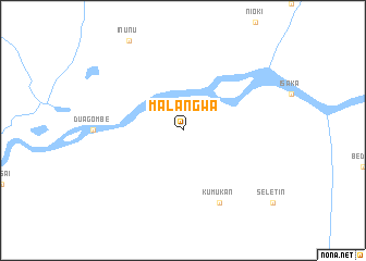 map of Malangwa