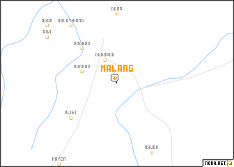 map of Malang