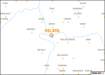 map of Malang