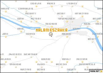 map of Mała Nieszawka