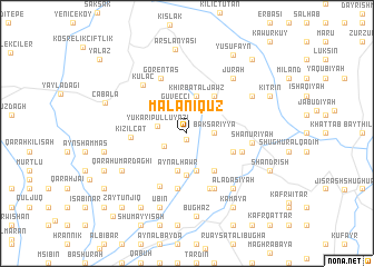 map of Malāniqūz