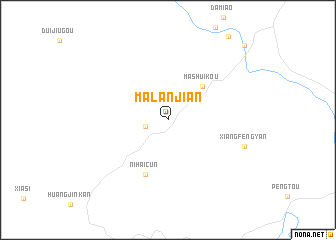 map of Malanjian