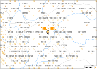 map of Malanko