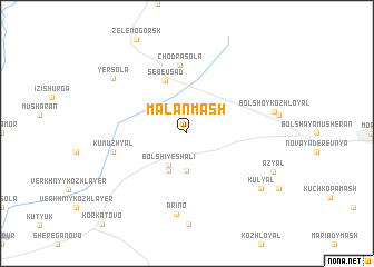 map of Malanmash