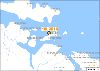 map of Malanta