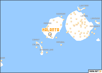 map of Malanta